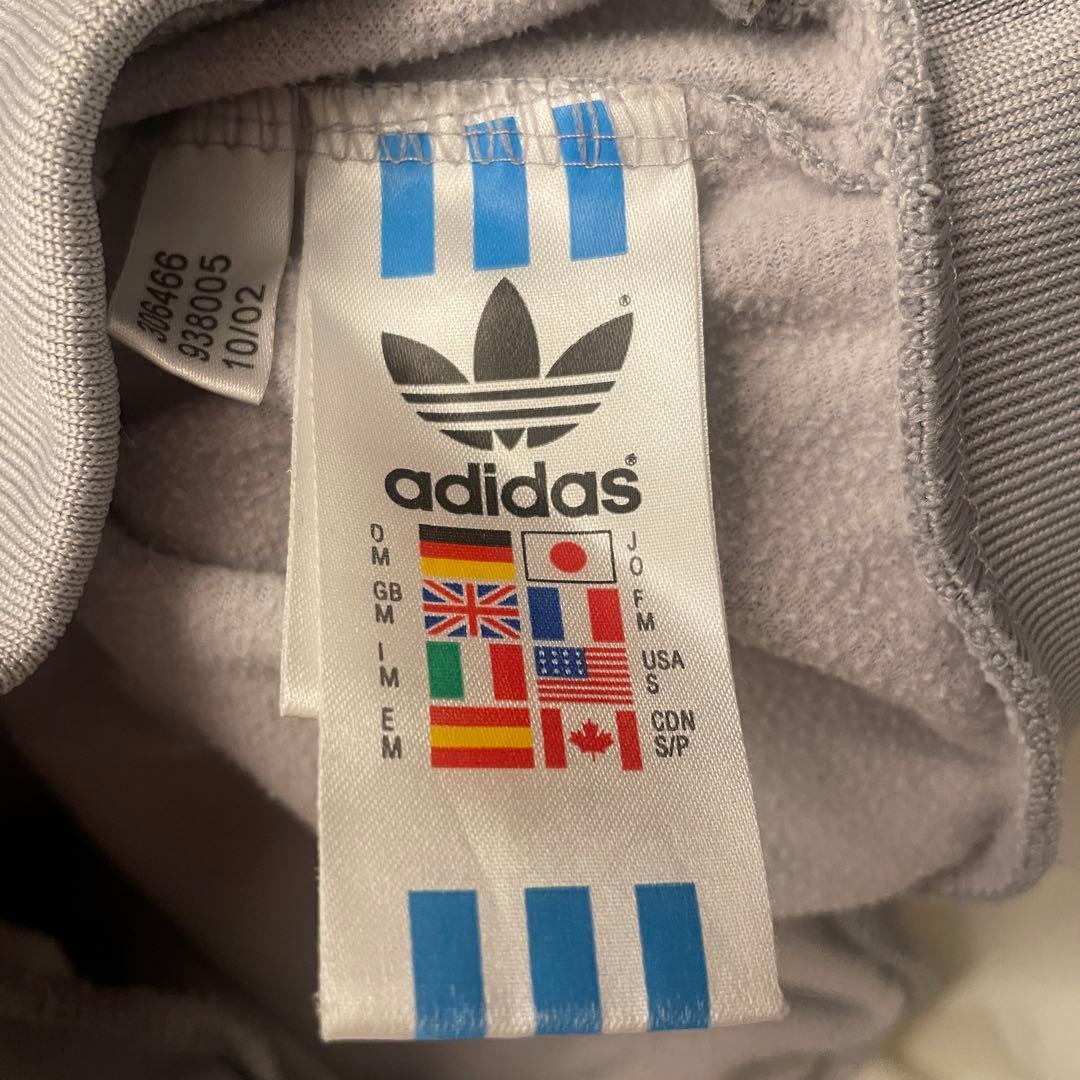 アディダス　80s トラックジャケット　グレー