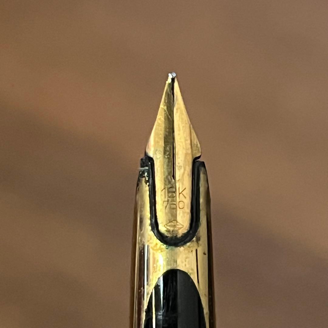 【アンティーク】ウォーターマン 万年筆 金 18金 18K ペン先 古道具