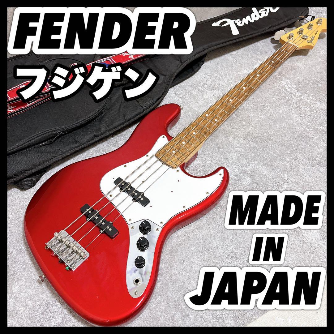 FENDER フェンダー ジャパン ジャズベース JB62 赤 RED フジゲン