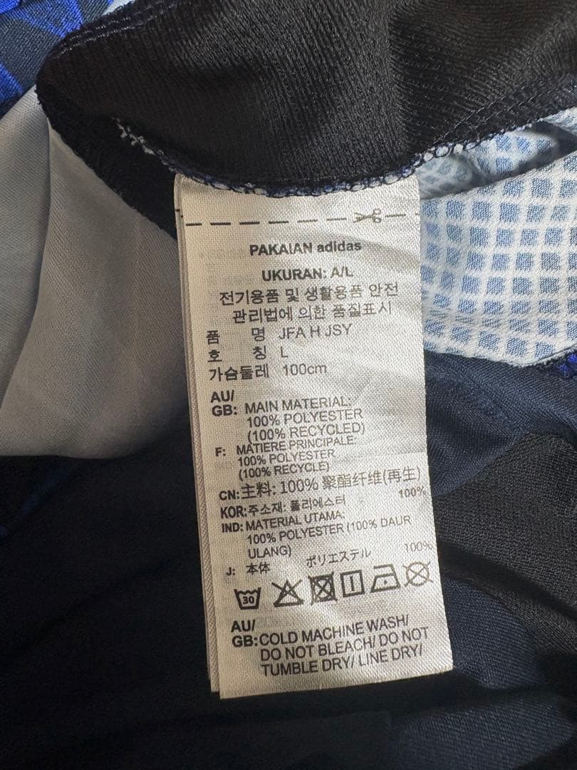 日本代表サッカー　ホームユニフォーム 10番 堂安選手Ｌサイズ　Y-3