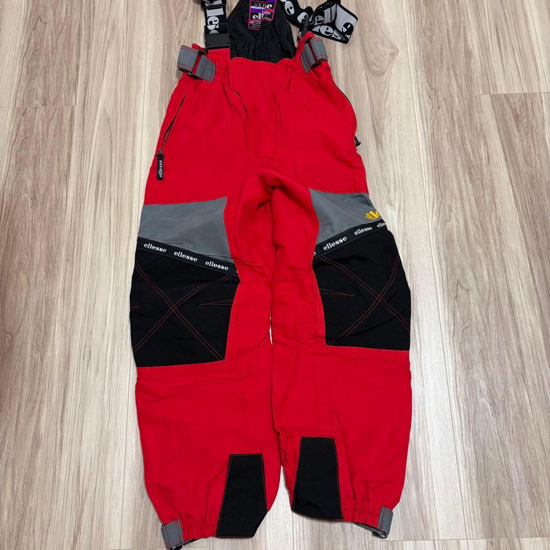 極希少！ellesse エレッセ　スキーウェア　セットアップ　刺繍ロゴ　90s