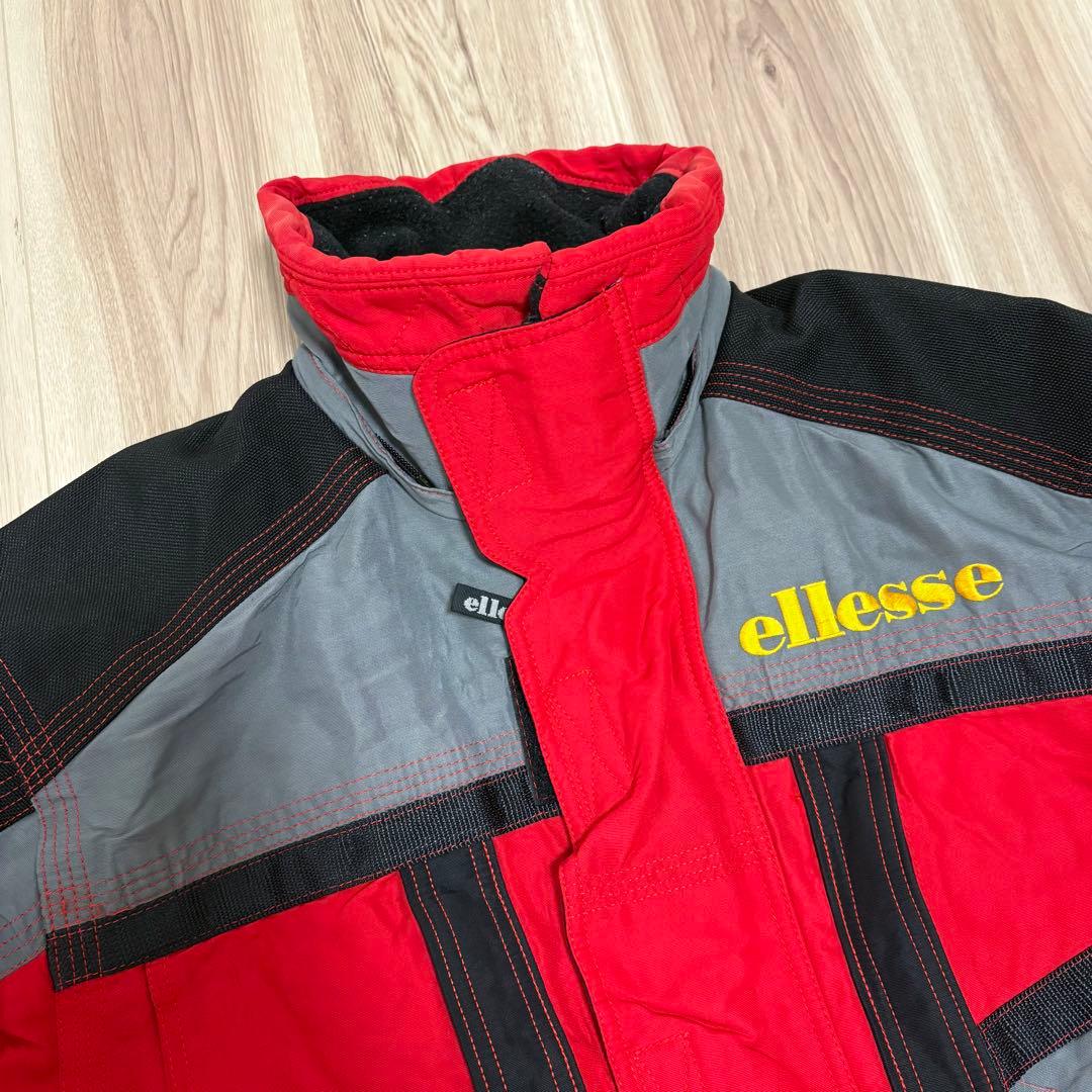 極希少！ellesse エレッセ　スキーウェア　セットアップ　刺繍ロゴ　90s