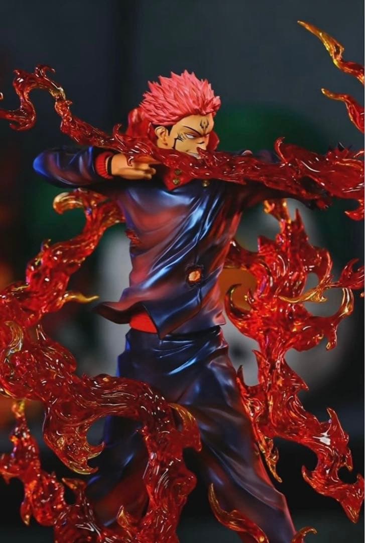 呪術廻戦 両面宿儺 透明版 発光可 フィギュア ガレージキット