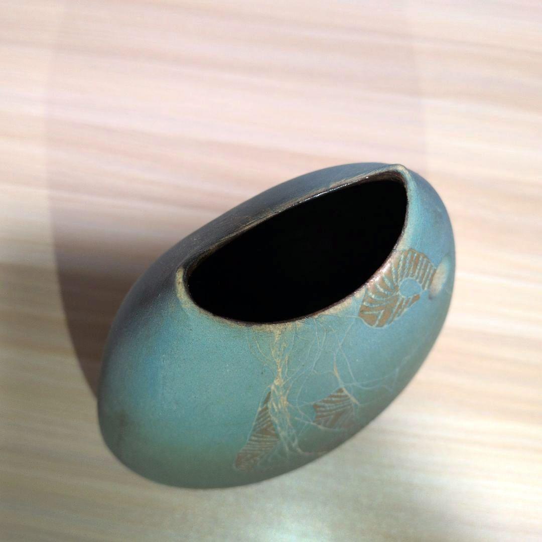 小林政美氏作 焼〆釉彩器