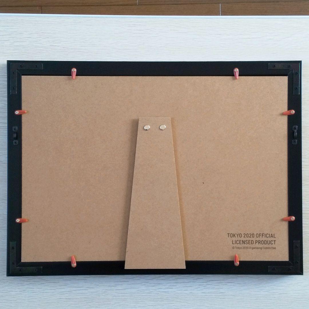 【送料無料】東京2020マスコット シリアルNo.入り額装ピンバッチセット