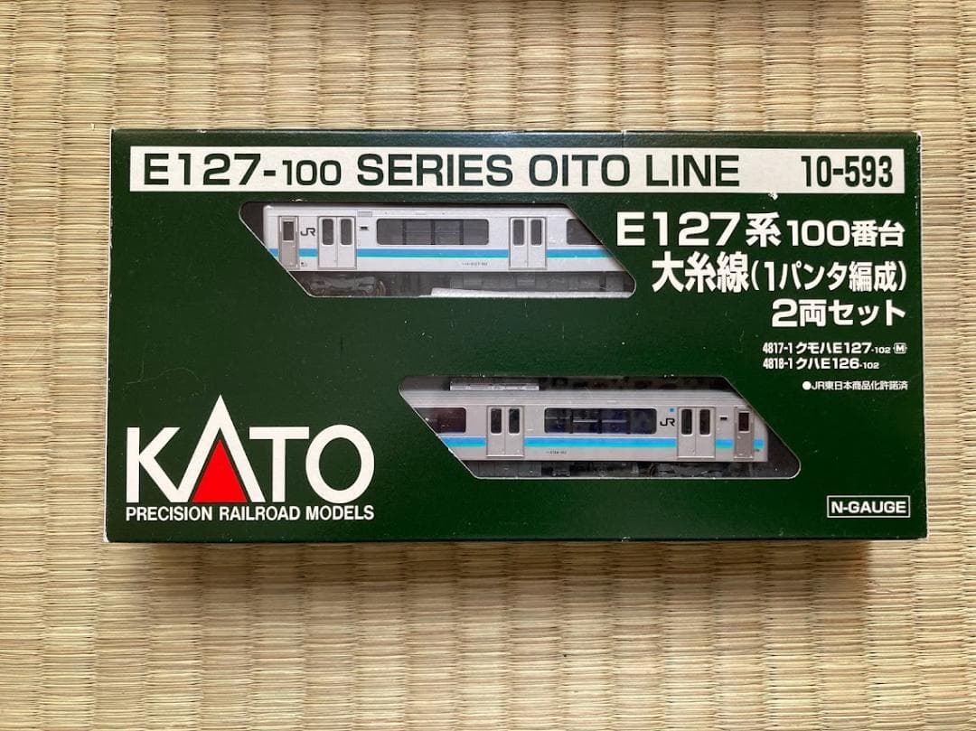 10-582, 592　E127系100番台（更新前）　大糸線、 2両セット×２