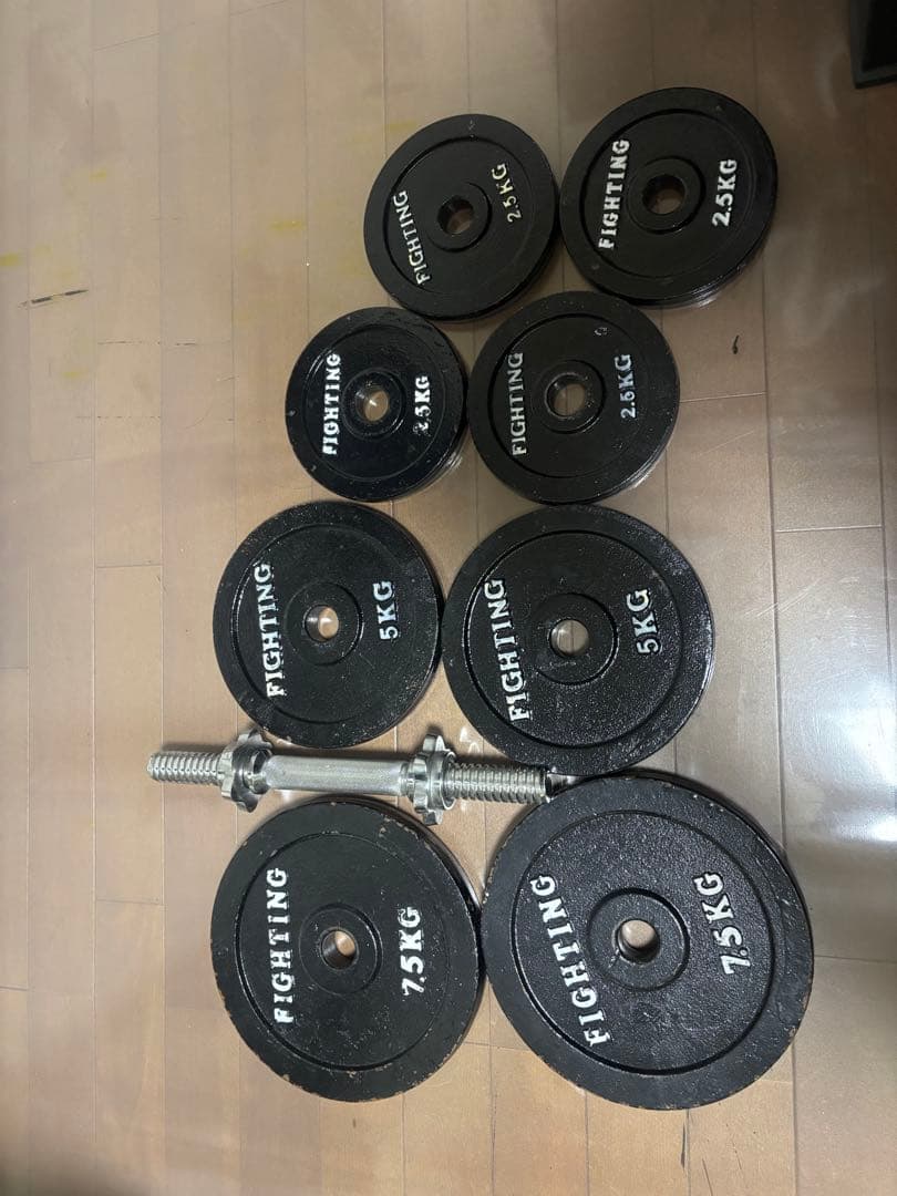 バーベル＋ダンベル＋プレート一式 まとめ売り｜直接引き取り限定