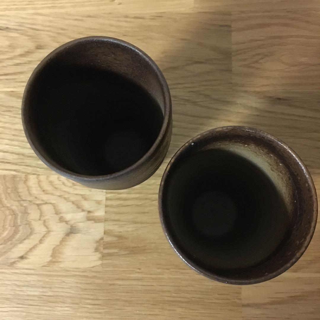 備前焼　ペアカップ　フリーカップ