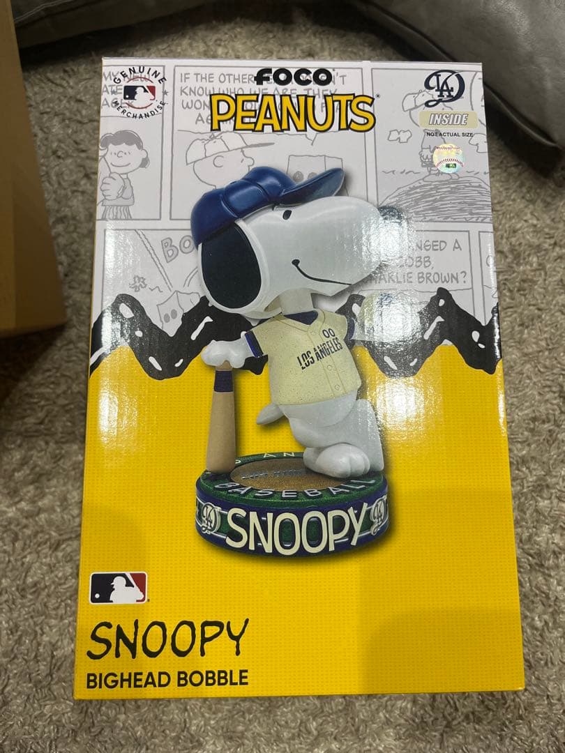 2025 ドジャース SNOOPY ボブルヘッド 9.5インチ郵便局限定500体