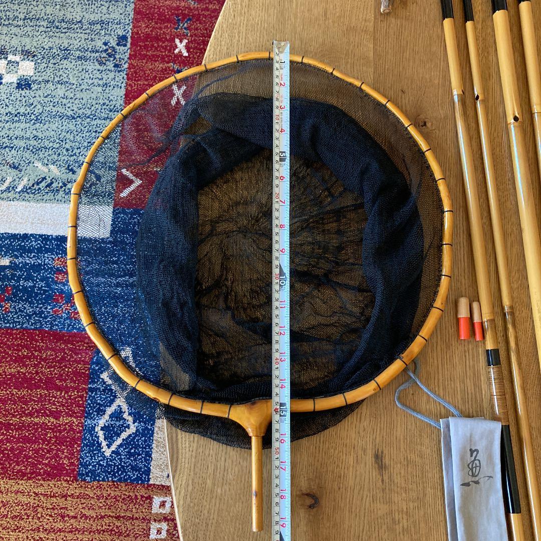 美品　竿掛け　玉の柄セット　魚集　胴漆済