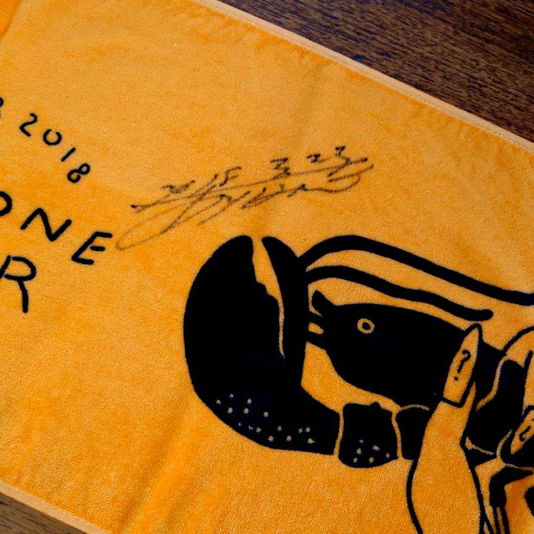 あいみょん　直筆サイン入りタオル