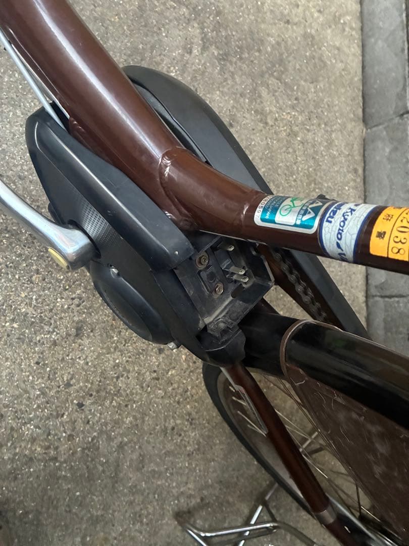 引き取り限定 人気YAMAHA Assista 電動アシスト自転車 前カゴ付き