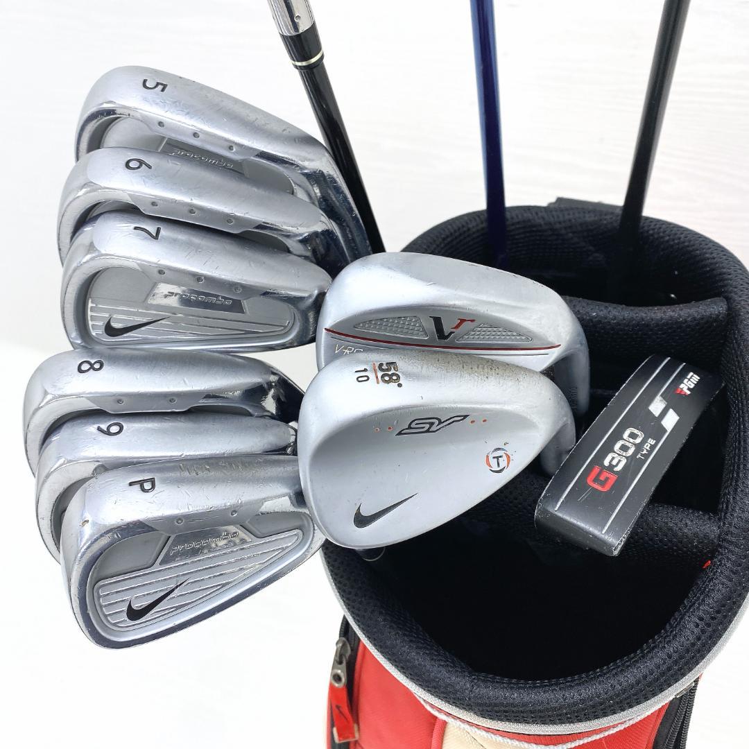 【豪華!!】 NIKE ナイキ メンズ ゴルフクラブ 初心者 セット 12本 S
