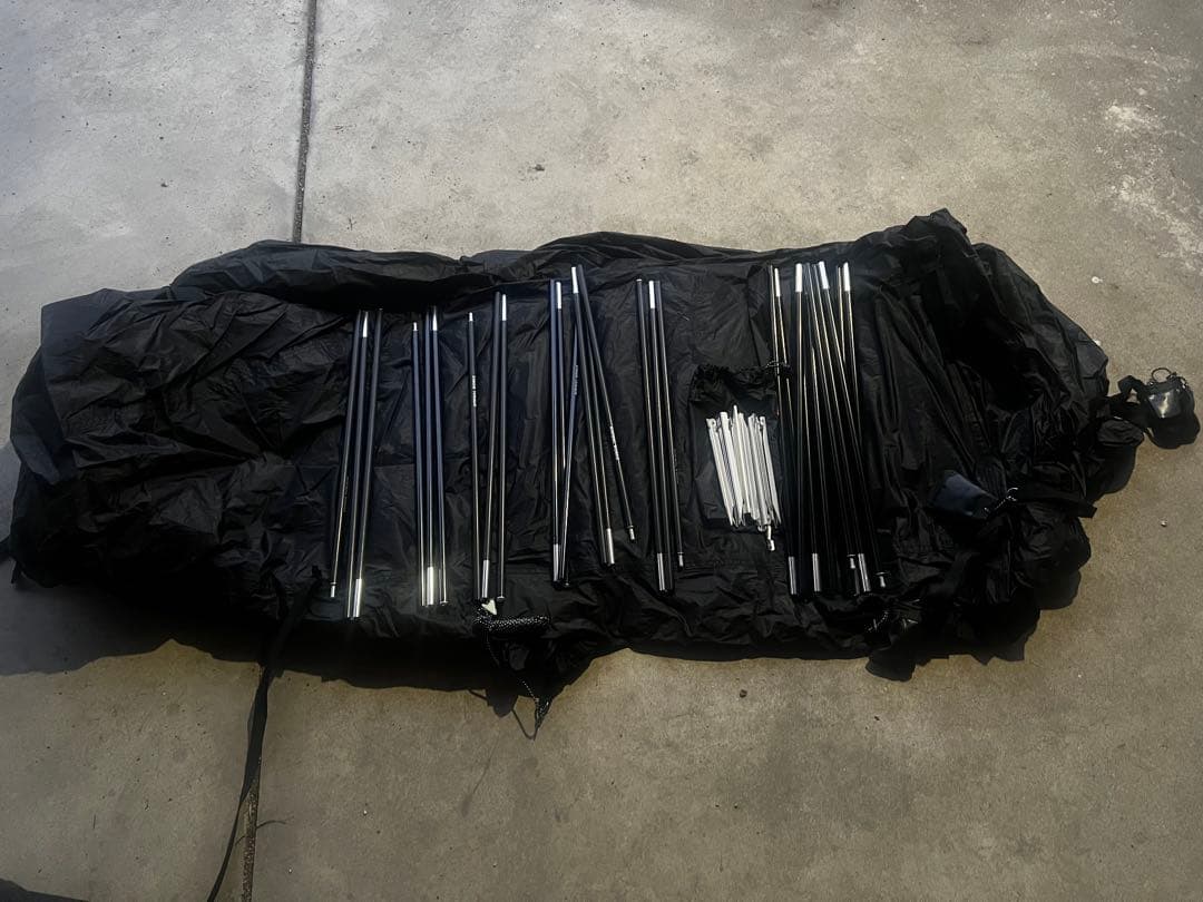 ミニマルワークス　ジャックシェルタープラス　ポール6本付　ブラック