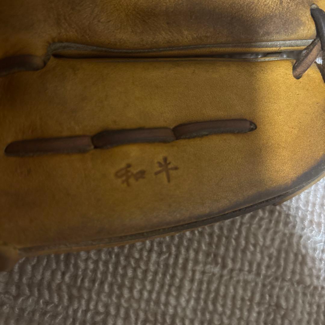 AXF硬式グローブ ブラウン チェックパターン