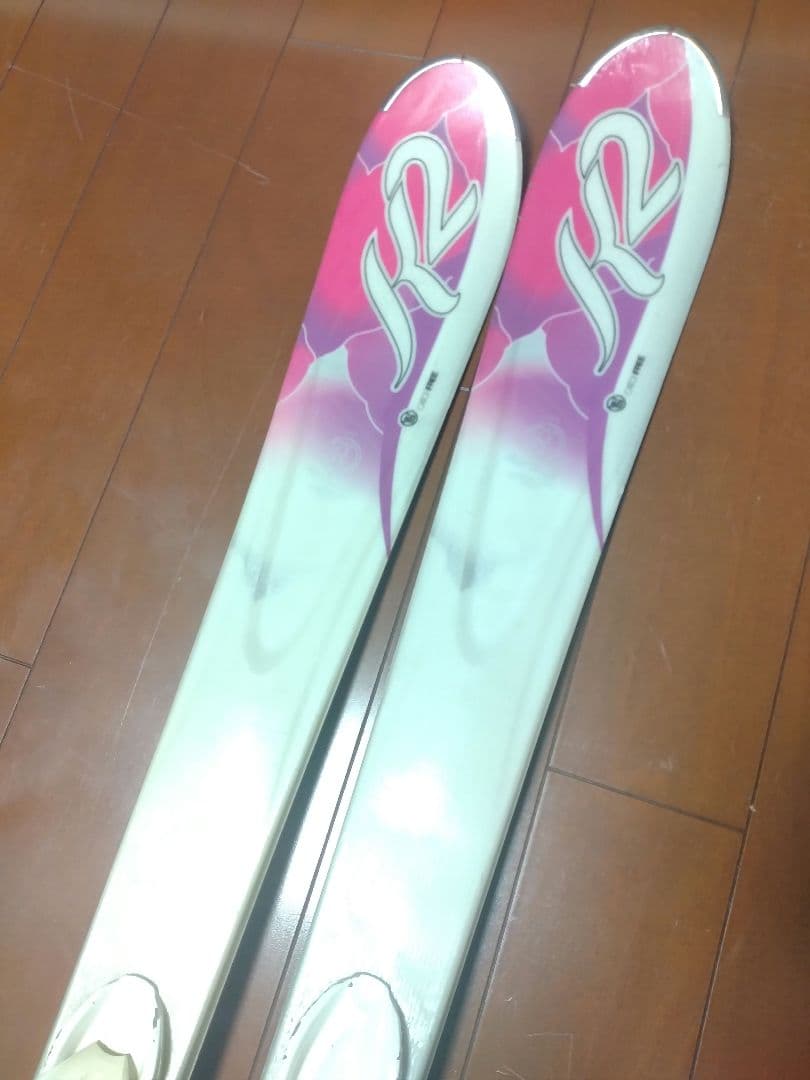 【軽量☆】142cm　Ｋ２スキー板セット♪　送料無料！