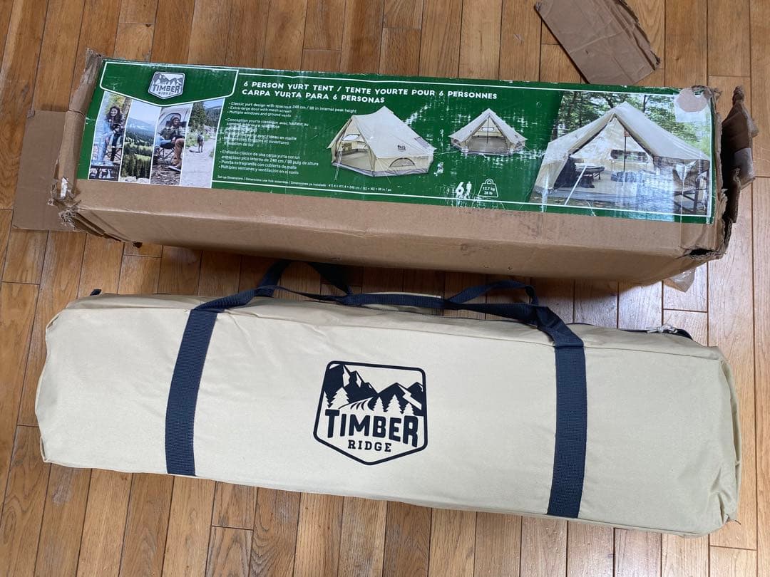 新品 ティンバーリッジ 6人用 パオテント ワンポールテント キャンプテント