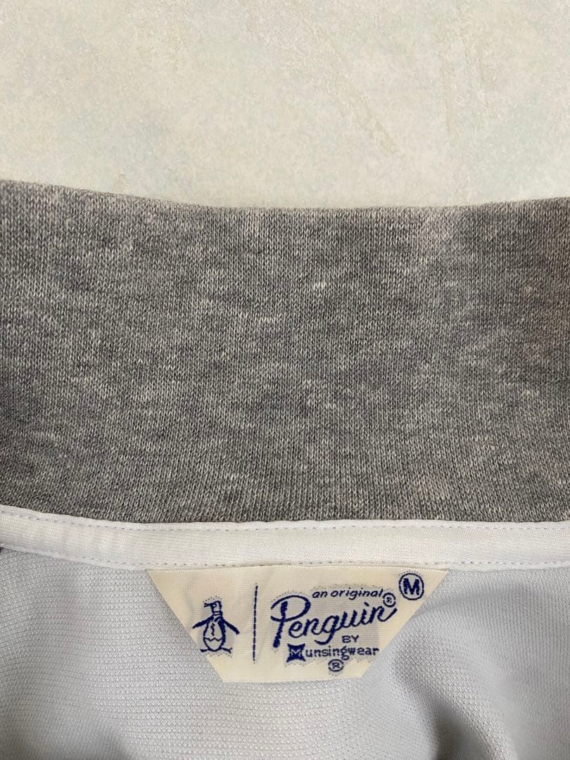 美品 Penguin by Munsingwear ハーフジップスウェット M