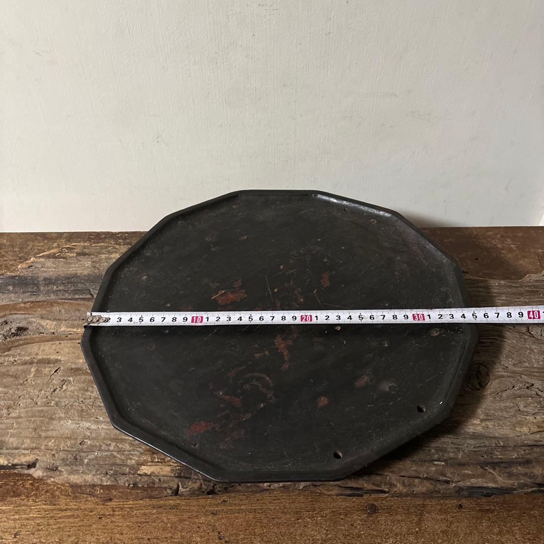 李朝　薬用　十二角膳天板　その61 古道具.韓国骨董. Antique.酒器盆