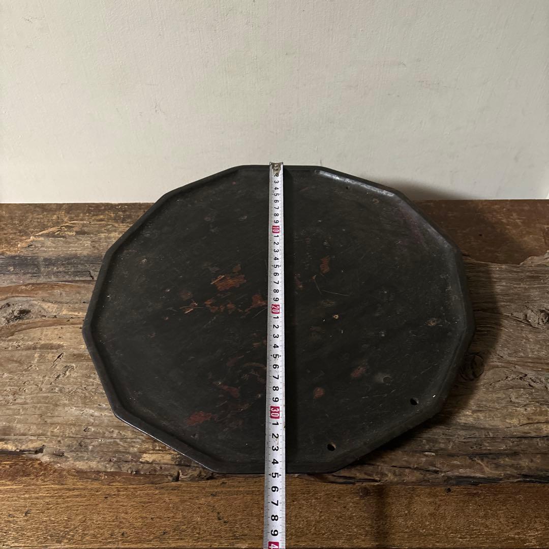 李朝　薬用　十二角膳天板　その61 古道具.韓国骨董. Antique.酒器盆