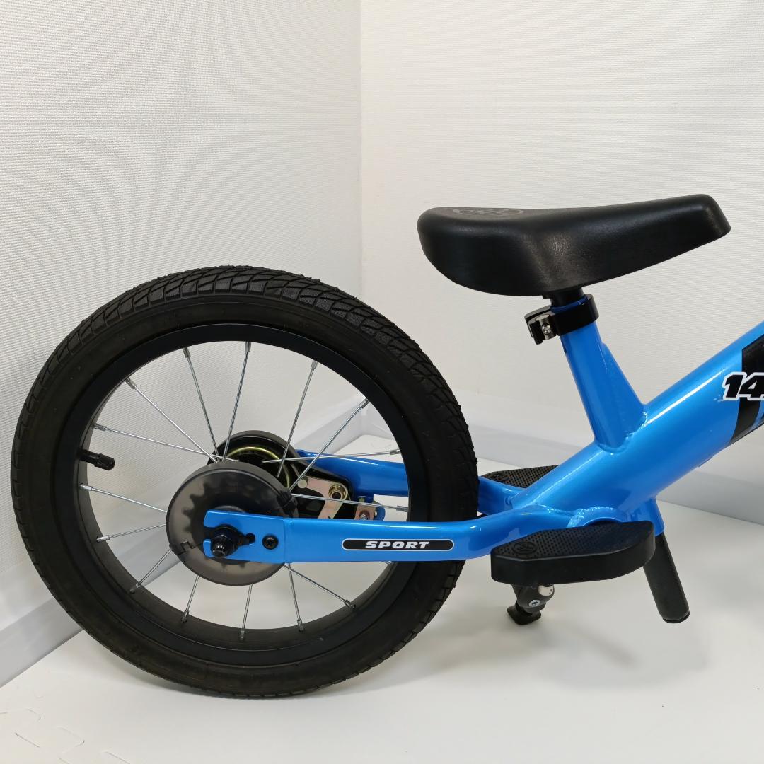 【美品】STRIDER 14x ストライダー スティールブルー バランスバイク