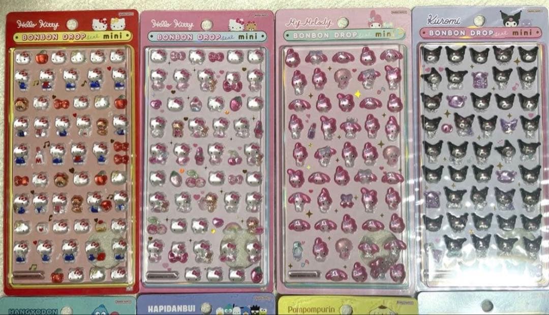 ボンボンドロップシール　サンリオミニ　フルセット