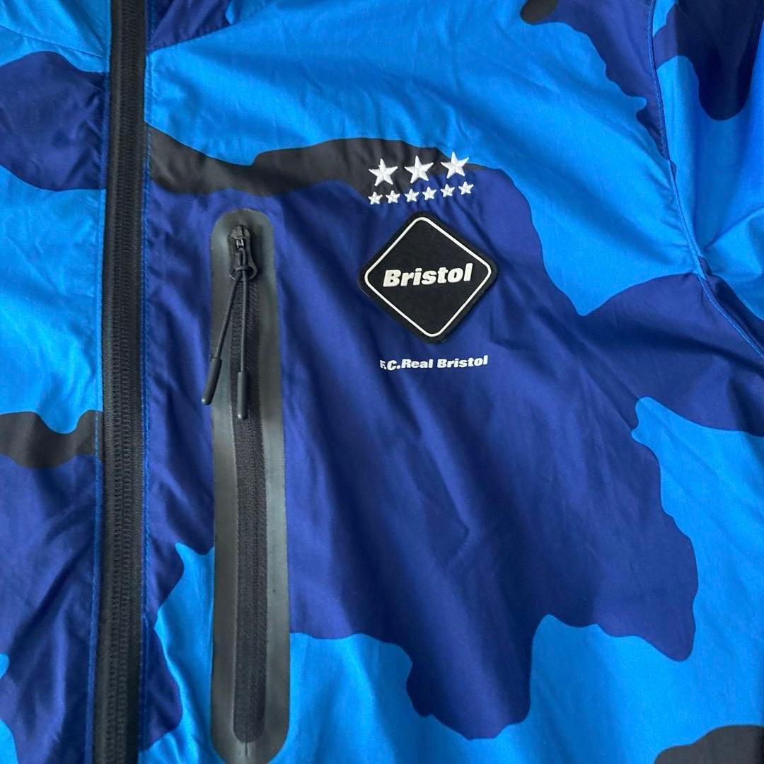 激レア　XL F.C.R.B. 青カモフラージュ柄 ウィンドブレーカー XL