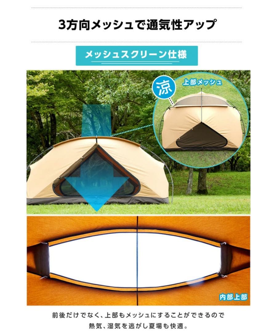 （週末限定価格）ビジョンピークス　TCルーテント ファミリー