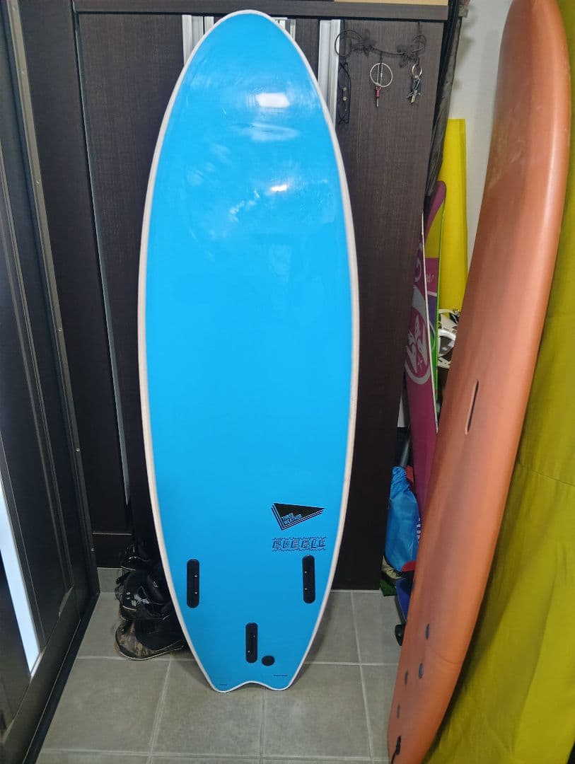 THREE WEATHER バブル 発送不可　大阪手渡し　ソフトボード　ムラサキ