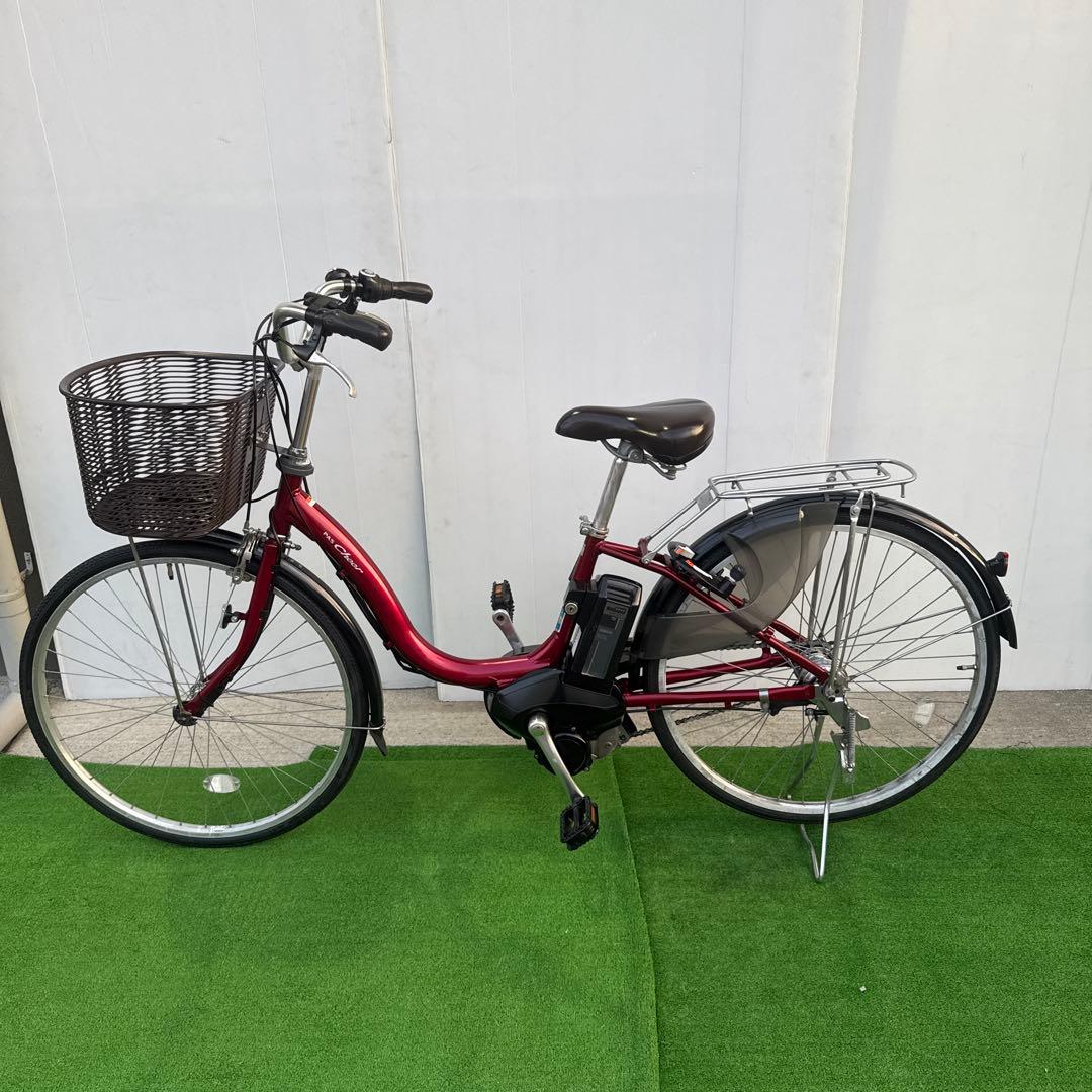 YAMAHAヤマハ電動アシスト自転車26インチ 12.3Ah 赤