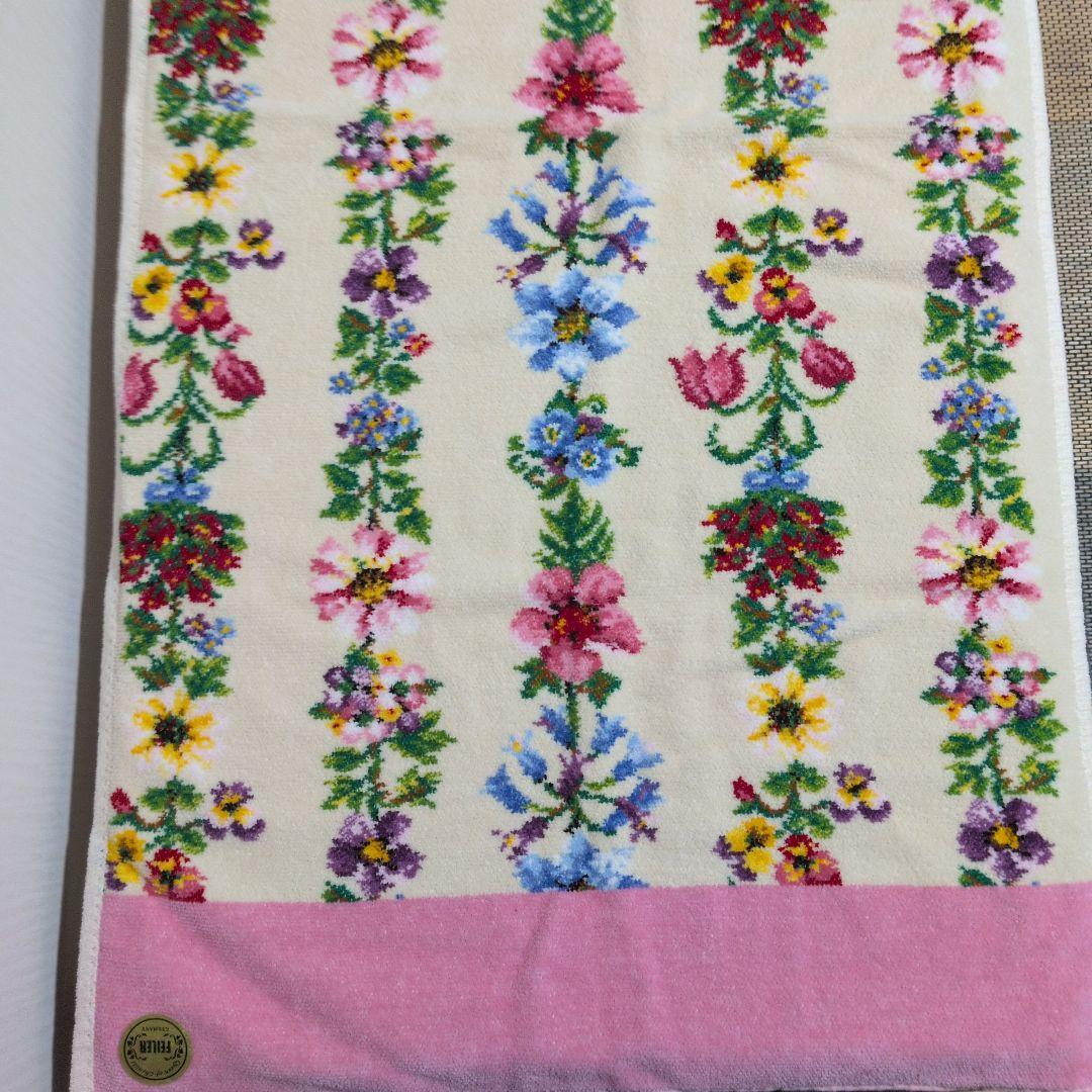 MICです　FEILER 花柄 バスタオル