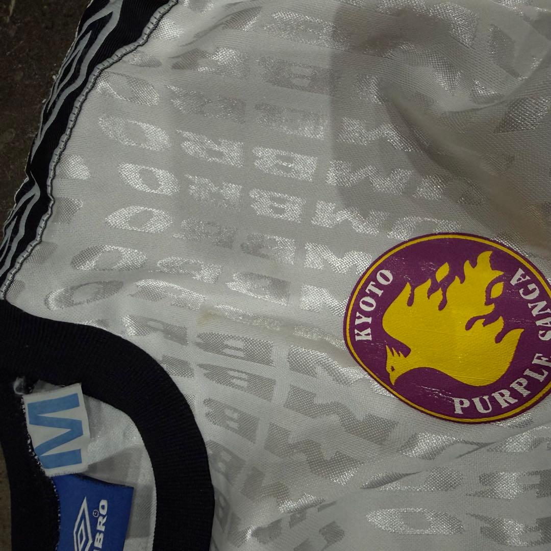 京都パープルサンガ　umbro 90's 支給品　三浦知良　練習着　総柄　希少