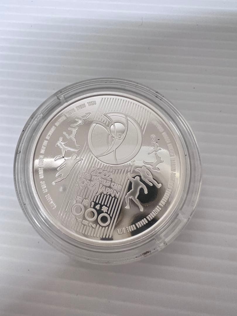 2002 FIFAワールドカップ SV1000銀製記念硬貨 重さ39g