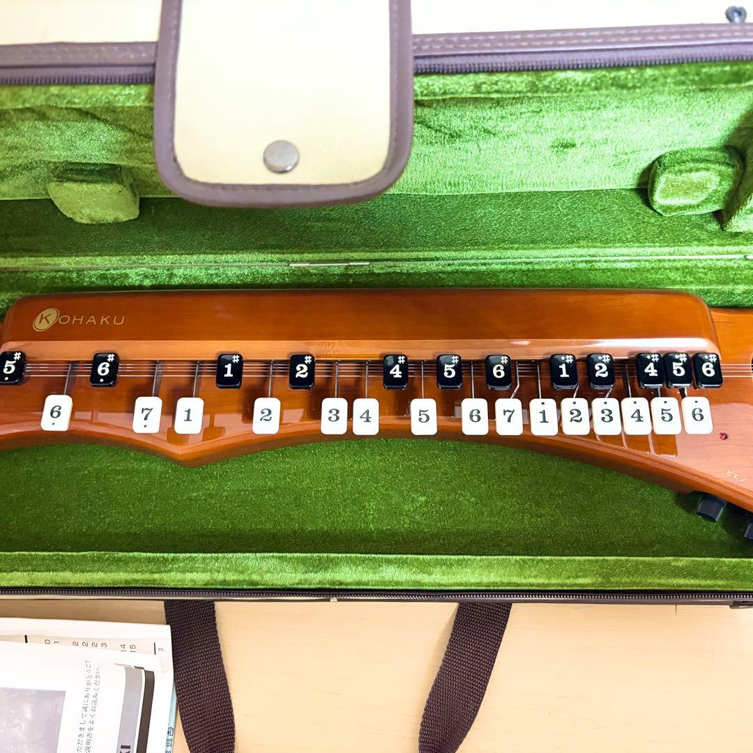 SUZUKI 電気大正琴 KOHAKU こはく ソプラノ CHK-1 ケース付き