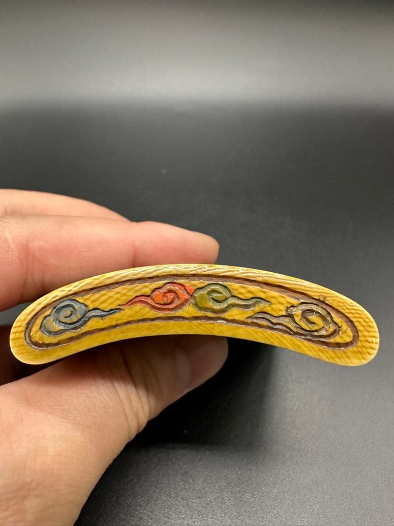 タバコケース　名刺入れ　彫刻　天然材質　骨董古美術