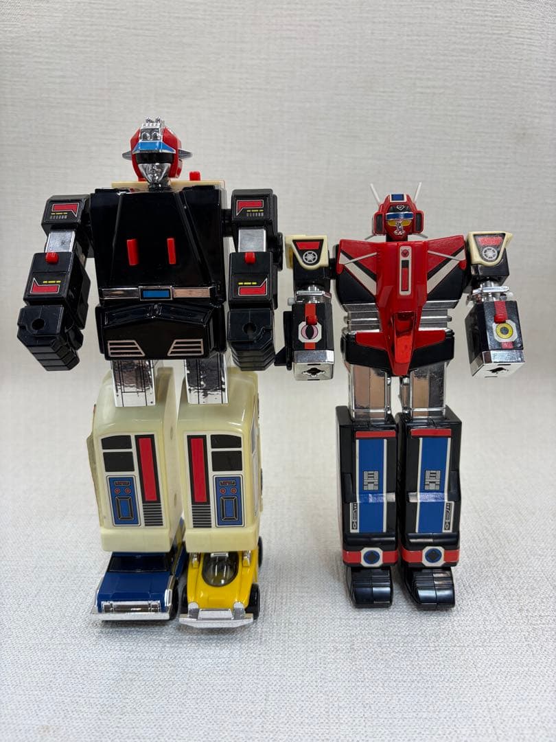 ロボットフィギュア マスクマン・ターボレンジャー　2体セット　時代物