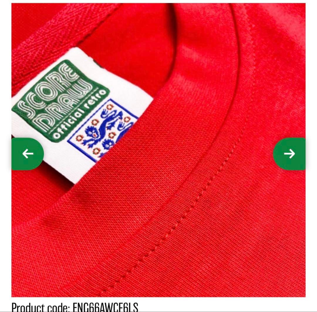 【超希少】新品未使用　イングランド代表　復刻モデル/ブラックW杯1966