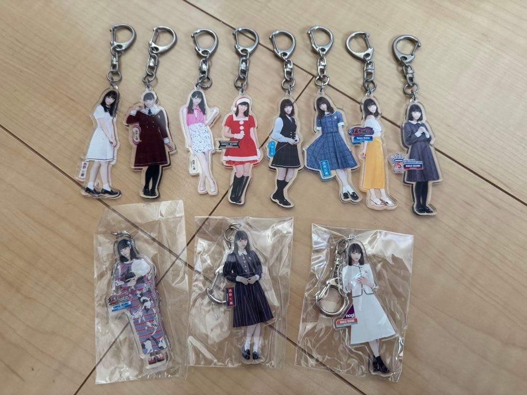 乃木坂46 個別アクリルキーホルダー 西野七瀬 11個セット