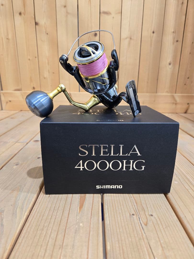 【極美品☆】14'ステラ4000HGパワーハンドルノブ ☆スペアススプール