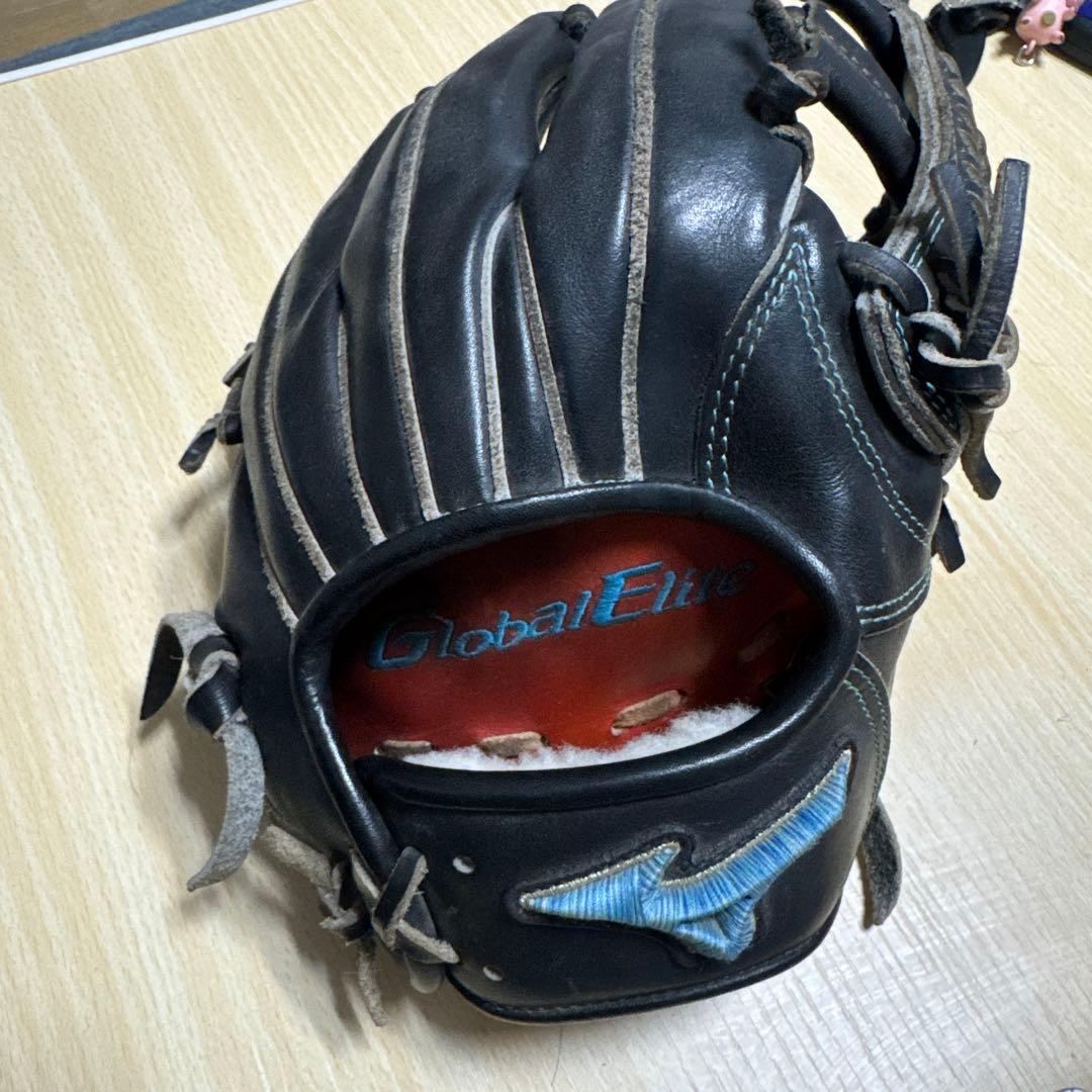 Global Elite 硬式グローブ 黒