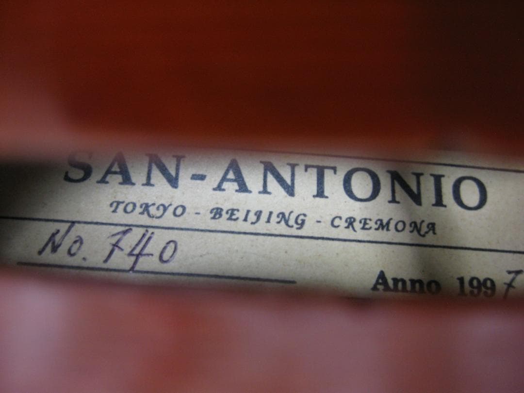 【希少最上位】 San Antonio No.740 バイオリン 4/4