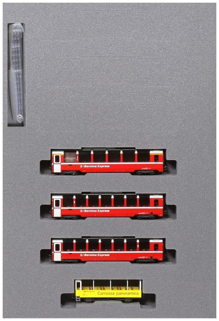 KATO 10-1656 レーティッシュ鉄道 ベルニナ急行新ロゴ 4両増結セット