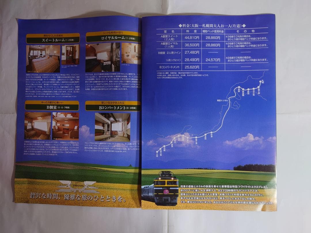 寝台特急トワイライトエクスプレス　よりどりオリジナルグッズ　【現在入手不可商品】