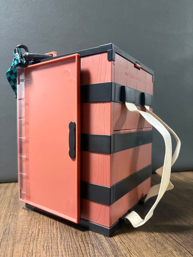 【新品未開封】禰豆子 フィギュア 箱型デザイン ストラップ付き