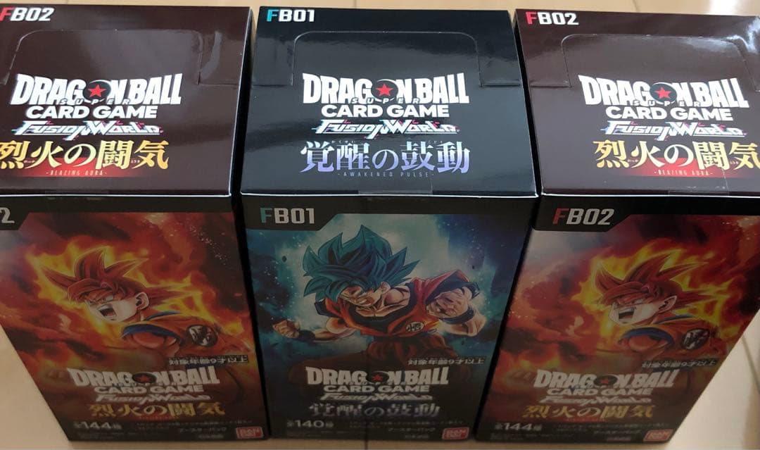 【新品テープ付き】ドラゴンボールブースターパック　覚醒の鼓動　烈火の闘気