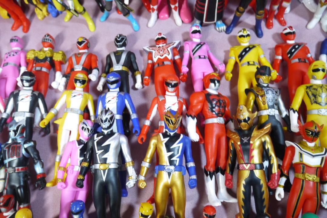 スーパー戦隊シリーズ　ソフビヒーロー　ほか　120体以上