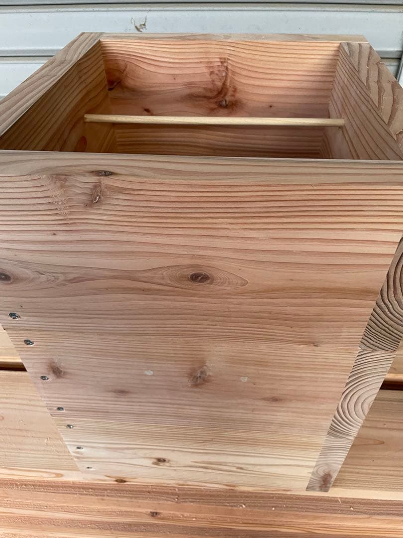 日本蜜蜂重箱式巣箱の継箱三箱！ハニーズハウス用！超訳あり特価！ニセット送料無料