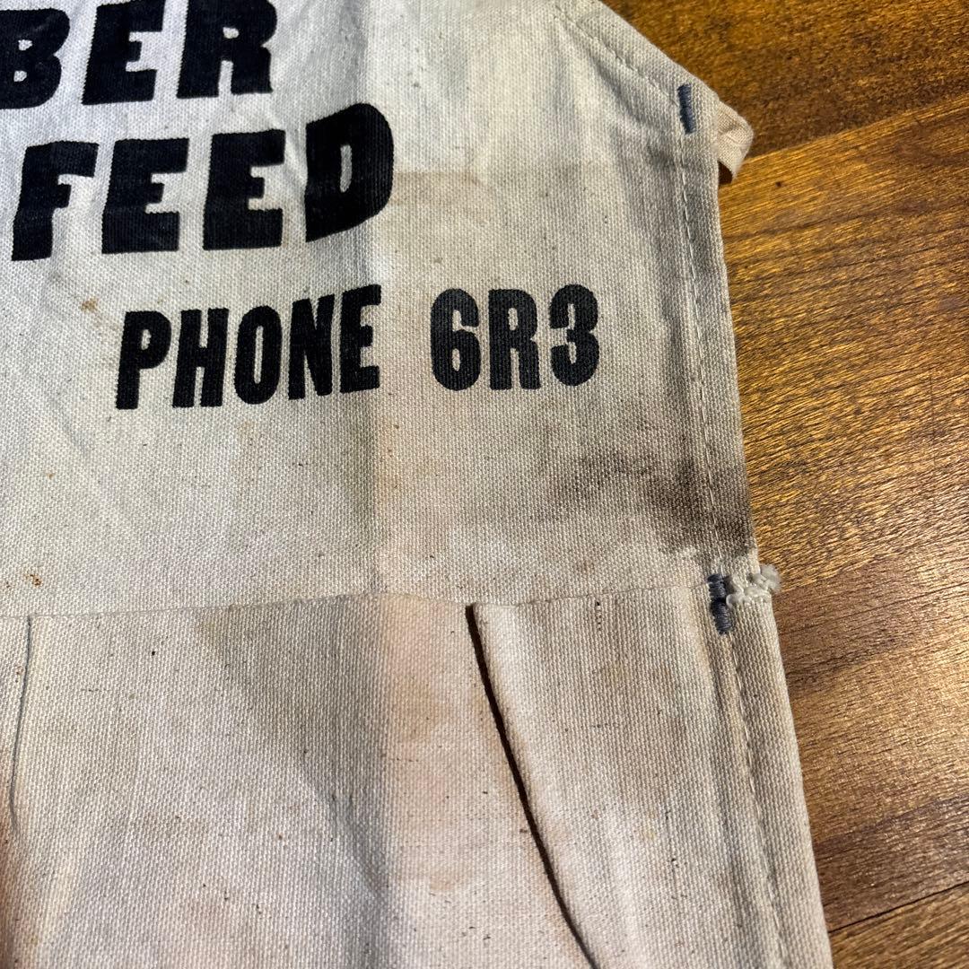 アメリカヴィンテージ ワークエプロン C.H.LENHART LUMBER当時物