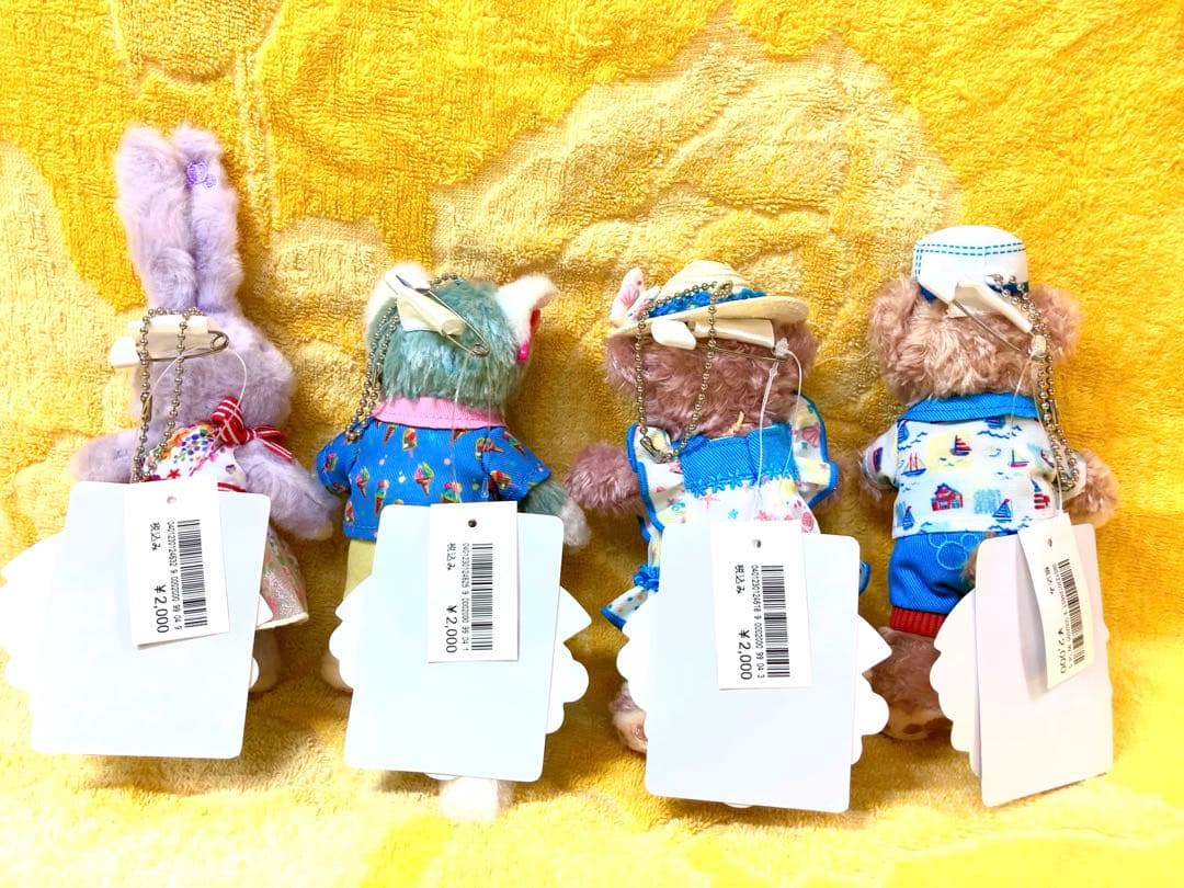 ♡ダッフィー＆フレンズ♡ぬいぐるみバッヂ♡サニーファン♡2019年♡2019年♡