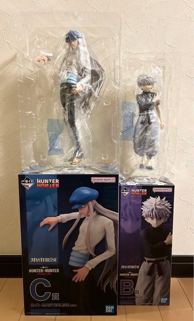 一番くじハンターハンター　ゴン　キルア　カイト　ネフェルピトー　フィギュア